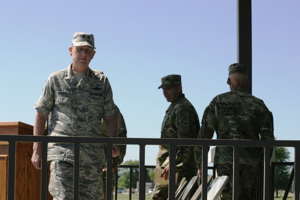 2016 change of command ceremony with 32nd IBCT at Fort McCoy