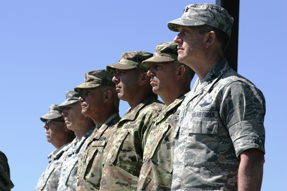 2016 change of command ceremony with 32nd IBCT at Fort McCoy