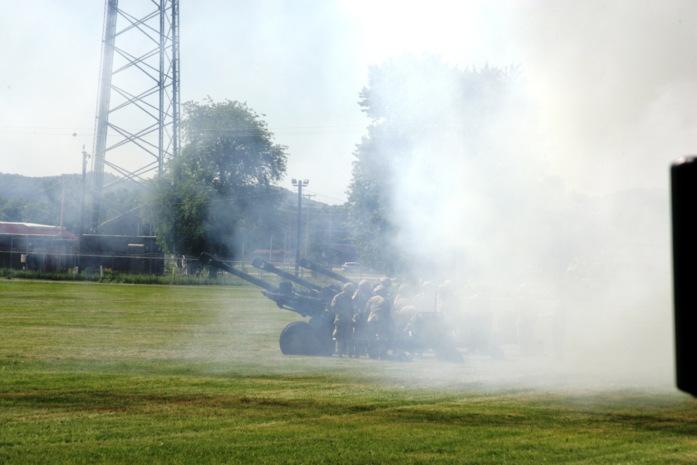 2016 change of command ceremony with 32nd IBCT at Fort McCoy