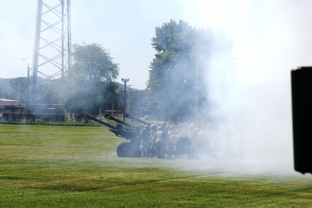 2016 change of command ceremony with 32nd IBCT at Fort McCoy