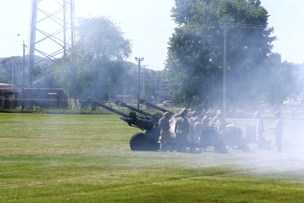 2016 change of command ceremony with 32nd IBCT at Fort McCoy