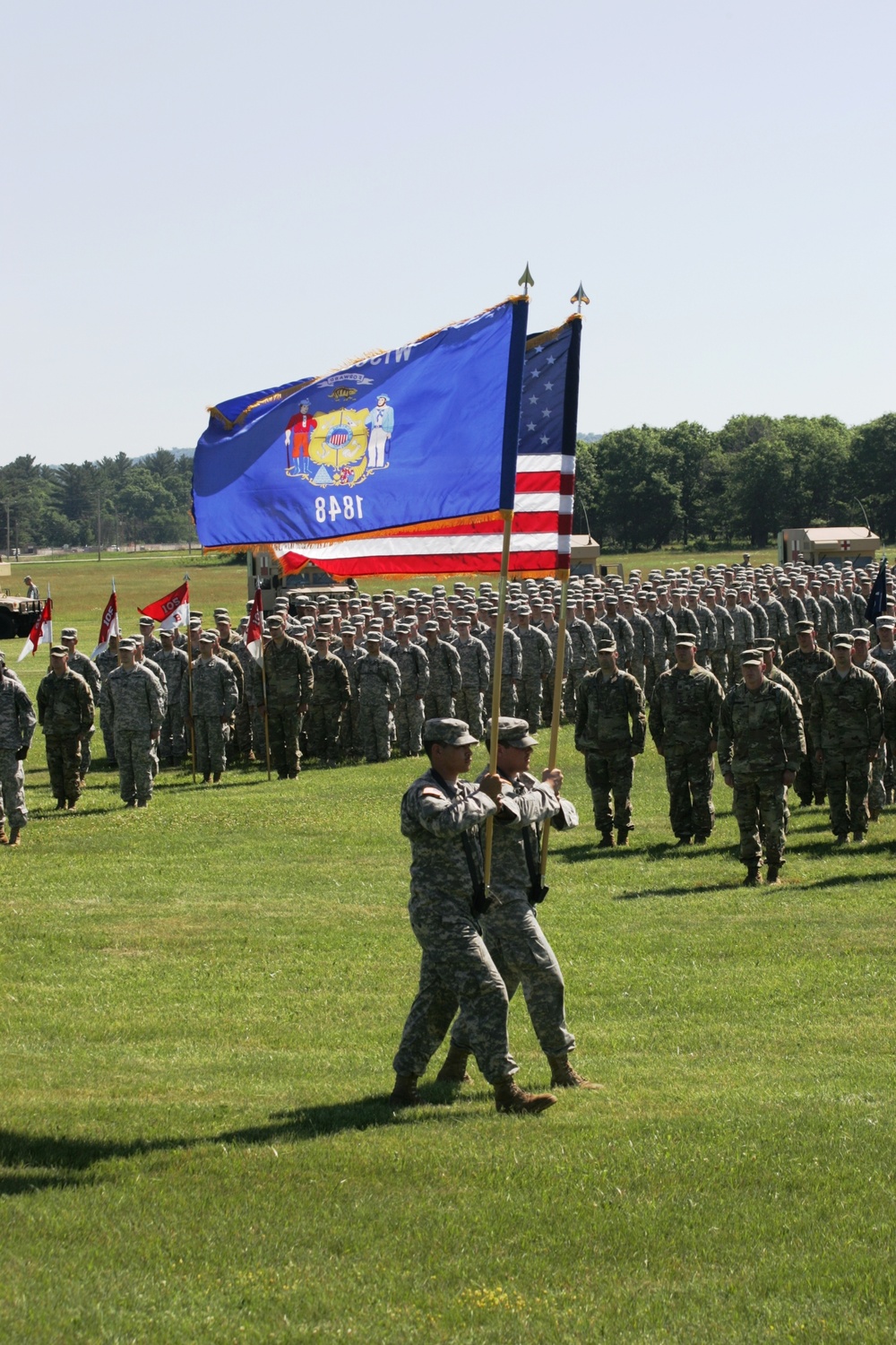 2016 change of command ceremony with 32nd IBCT at Fort McCoy