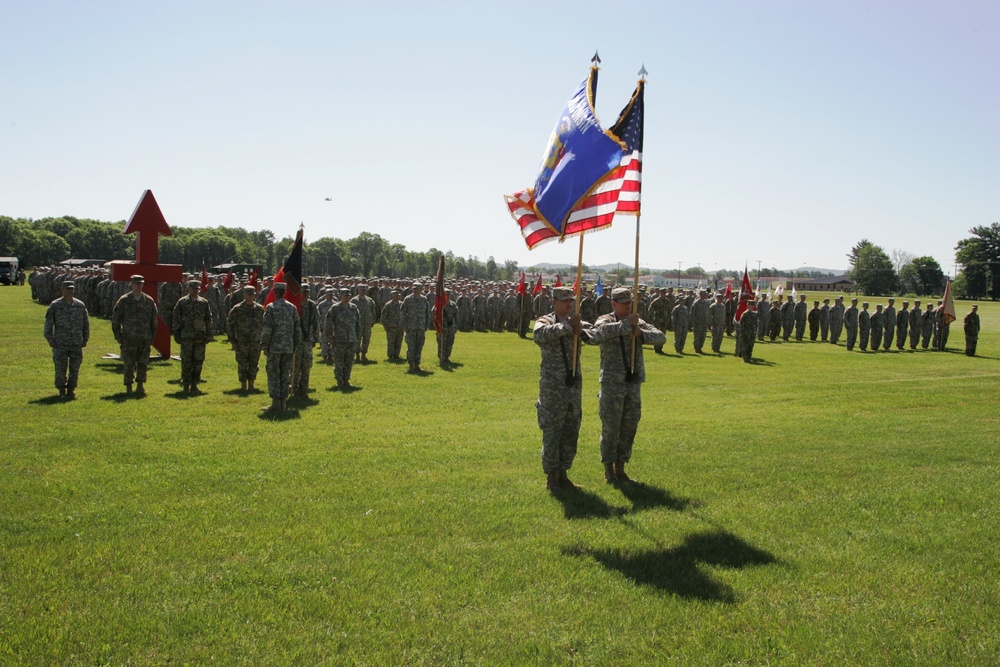 2016 change of command ceremony with 32nd IBCT at Fort McCoy