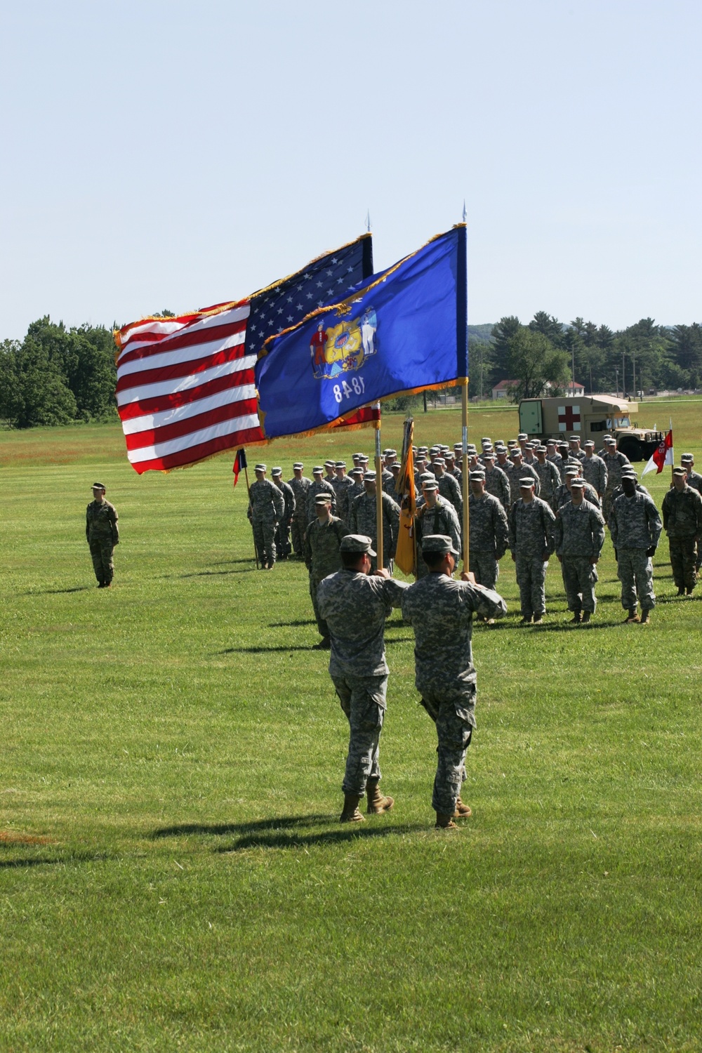 2016 change of command ceremony with 32nd IBCT at Fort McCoy