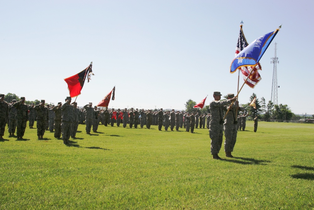 2016 change of command ceremony with 32nd IBCT at Fort McCoy