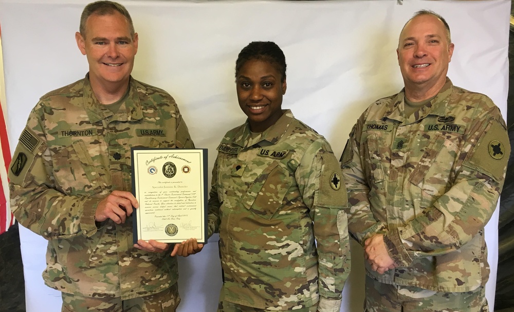 SPC Dantzler recognized for Achievement