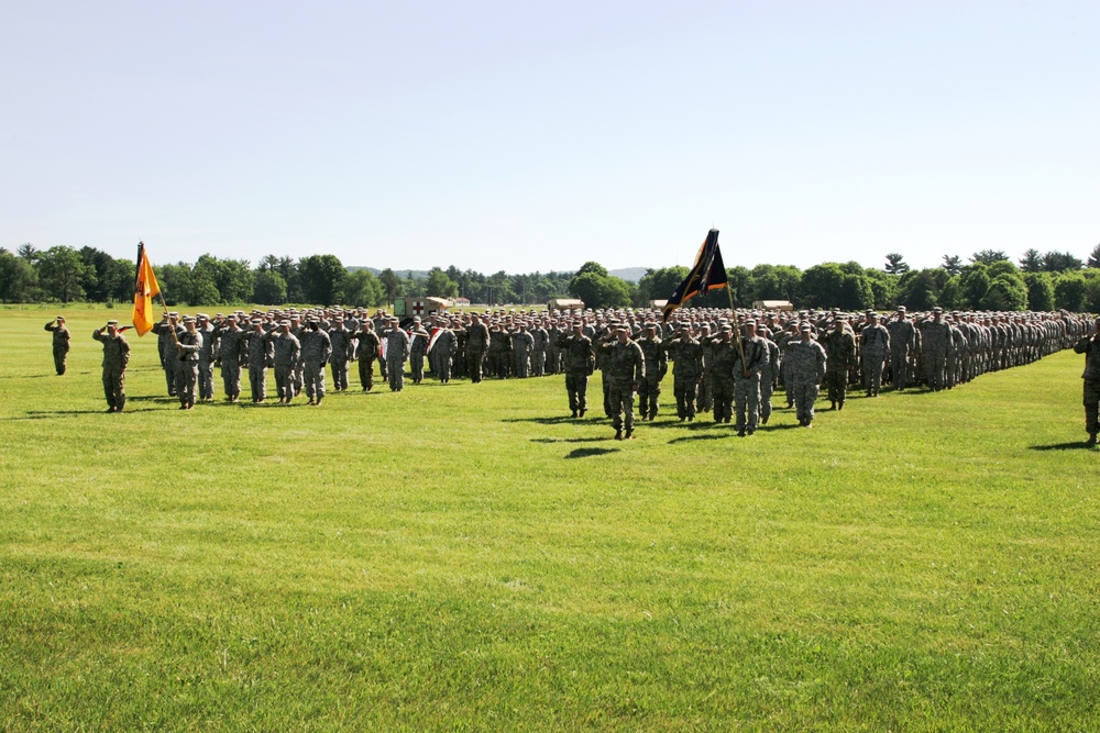 2016 change of command ceremony with 32nd IBCT at Fort McCoy