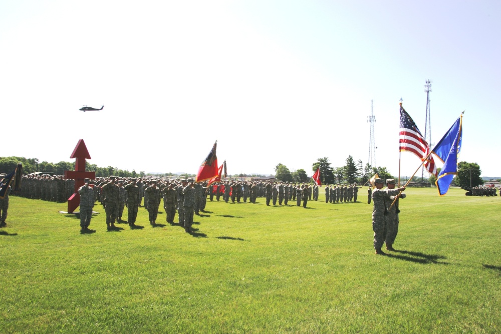 2016 change of command ceremony with 32nd IBCT at Fort McCoy