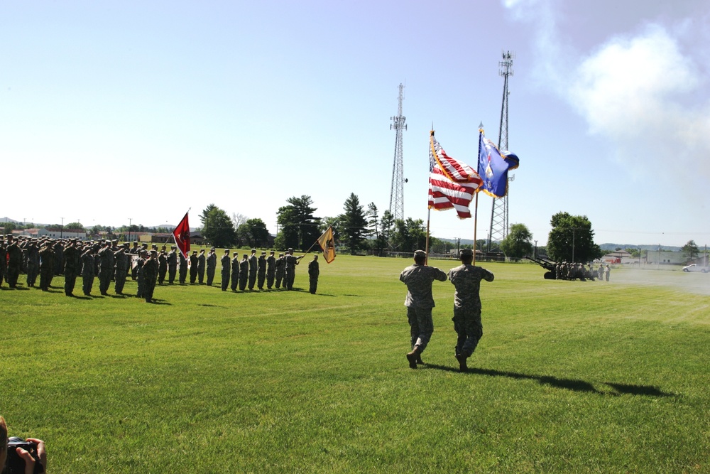 2016 change of command ceremony with 32nd IBCT at Fort McCoy