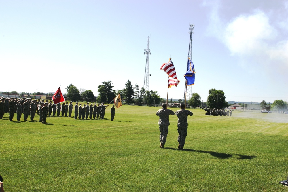 2016 change of command ceremony with 32nd IBCT at Fort McCoy