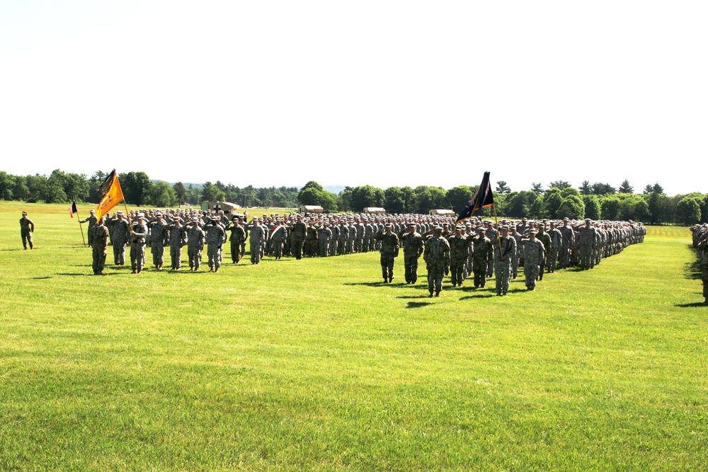 2016 change of command ceremony with 32nd IBCT at Fort McCoy