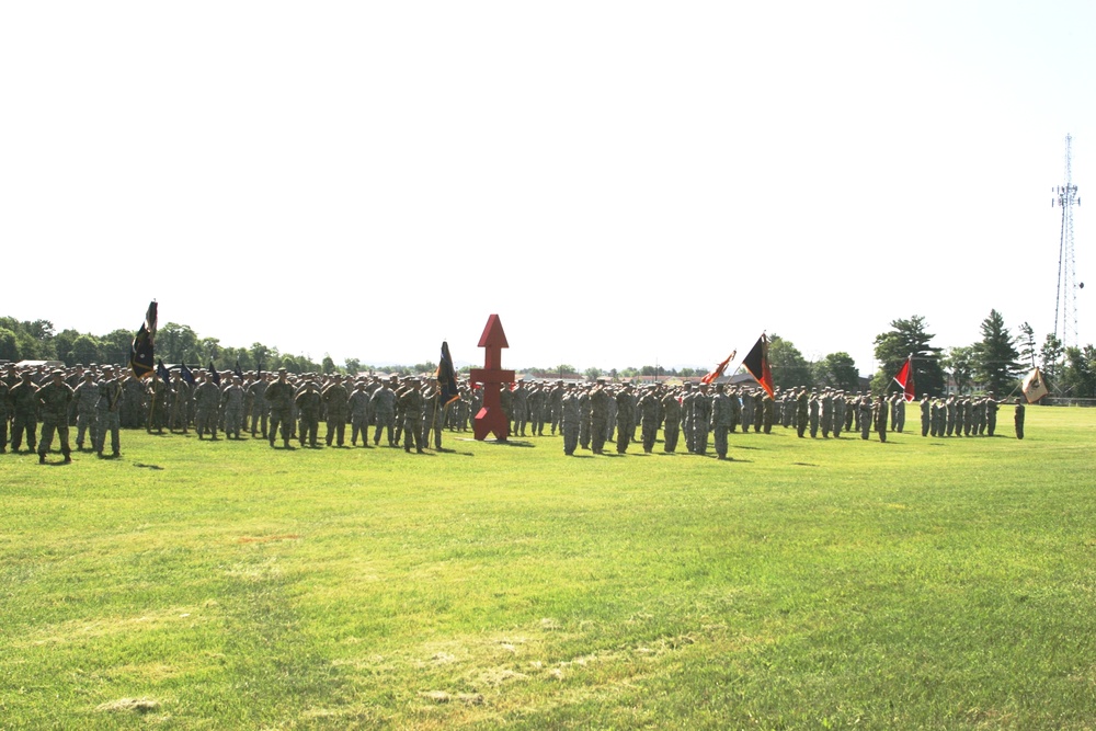 2016 change of command ceremony with 32nd IBCT at Fort McCoy