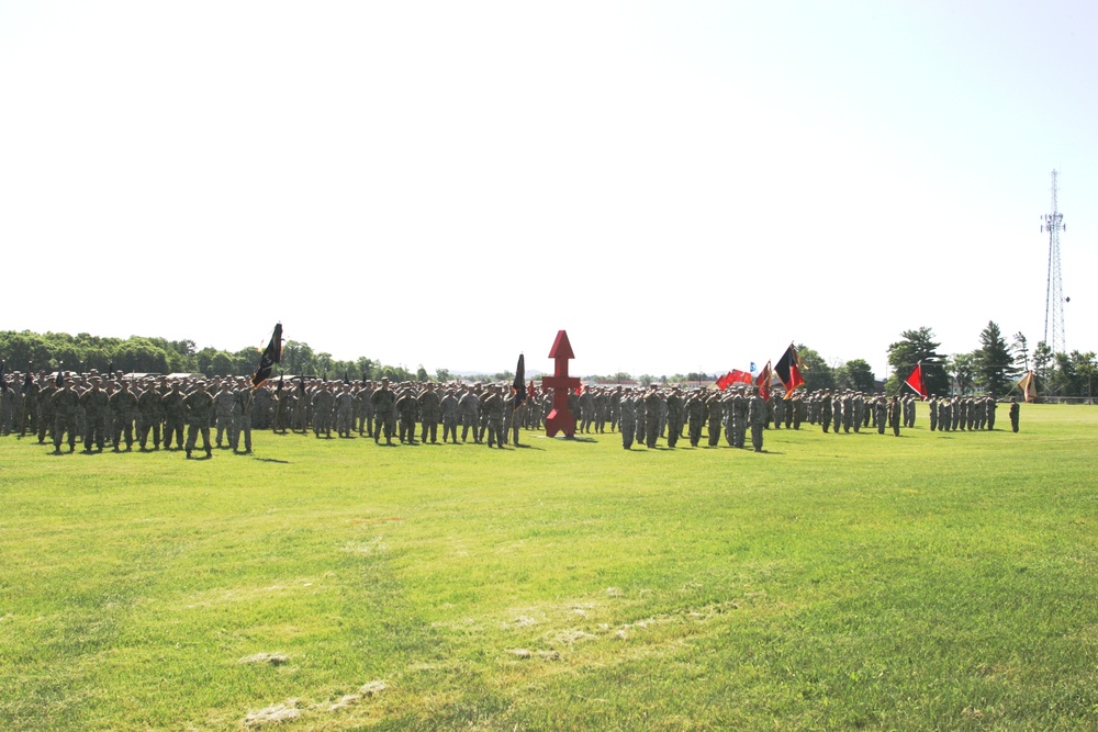 2016 change of command ceremony with 32nd IBCT at Fort McCoy