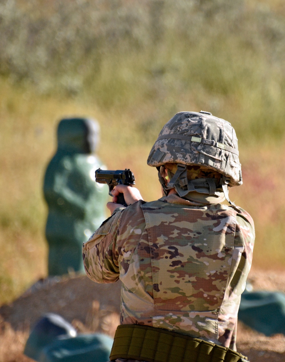 Handgun Qualifications at Fort Hunter Liggett