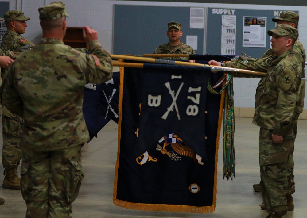 Illinois National Guard's 1st Battalion, 178th Infantry Regiment Change of Command Ceremony