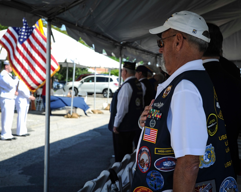 WWII Memorial and Submarine Hall of Fame Ceremony Held at Naval Station Norfolk