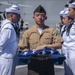 11th MEU Burial at Sea aboard USS JPM
