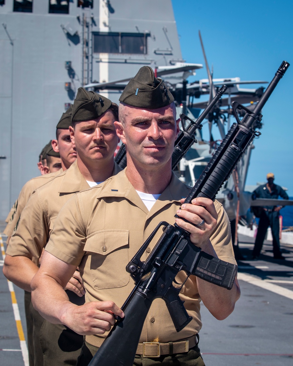 DVIDS - Images - 11th MEU Burial at Sea aboard USS JPM [Image 8 of 16]