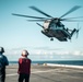 11th MEU CH-53 Flight Ops Aboard USS JPM