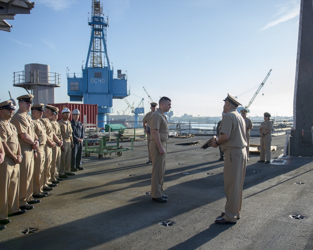 Master Chief Pinning