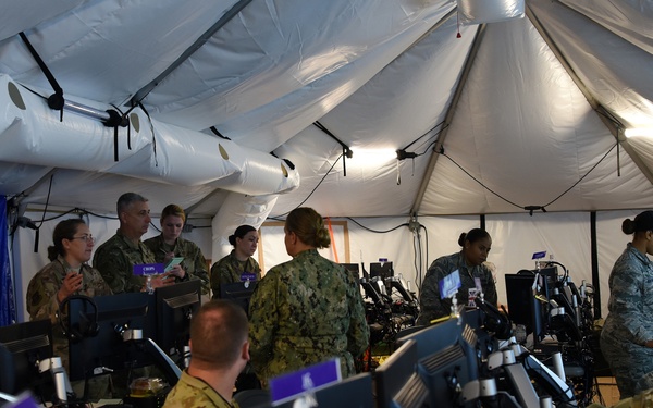 Ninth AF participates as JTF headquarters in exercise Blue Flag 19-1