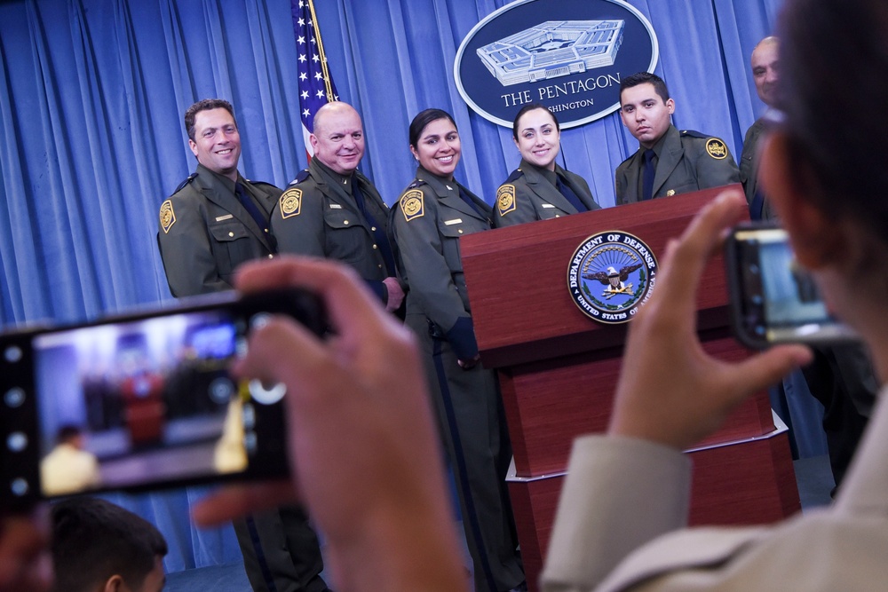Senior Enlisted Advisor to Chairman, Indo-Pacific Command Speak to CBP Explorers, Agents