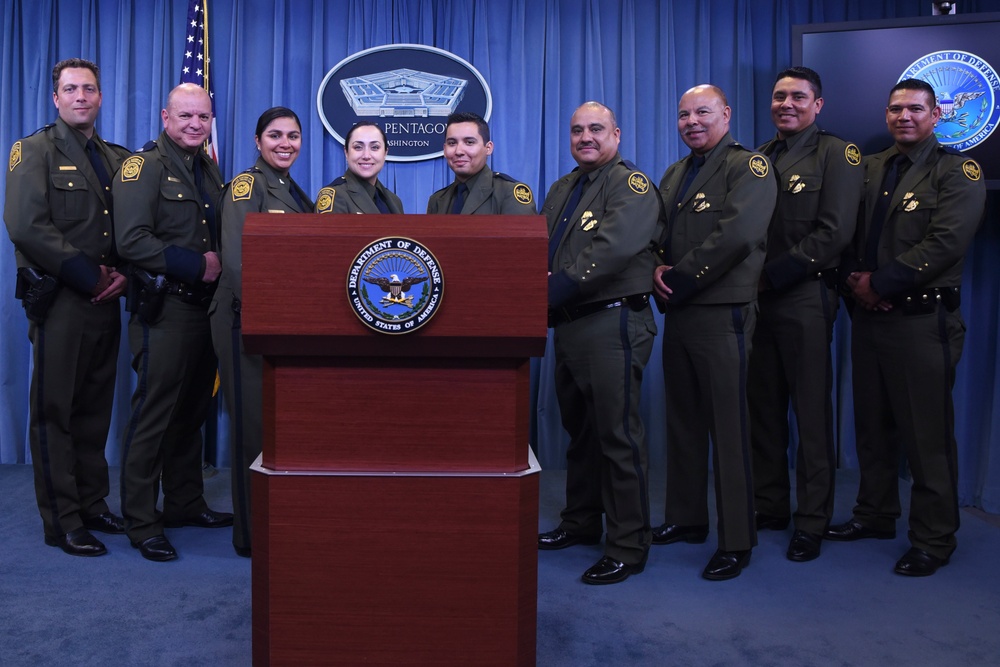 Senior Enlisted Advisor to Chairman, Indo-Pacific Command Speak to CBP Explorers, Agents