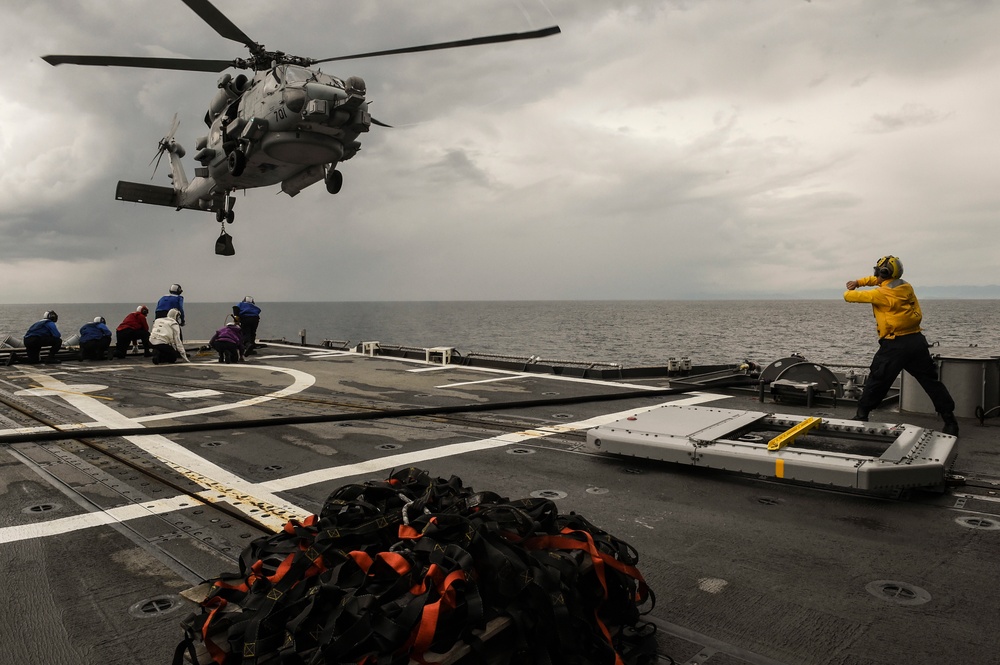 USS Antietam Conducts Flight Ops