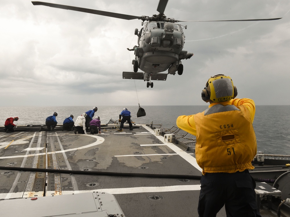 USS Antietam Conducts Flight Ops