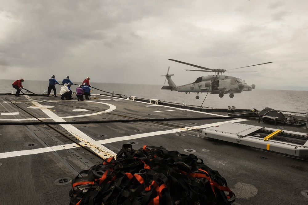 USS Antietam Conducts Flight Ops