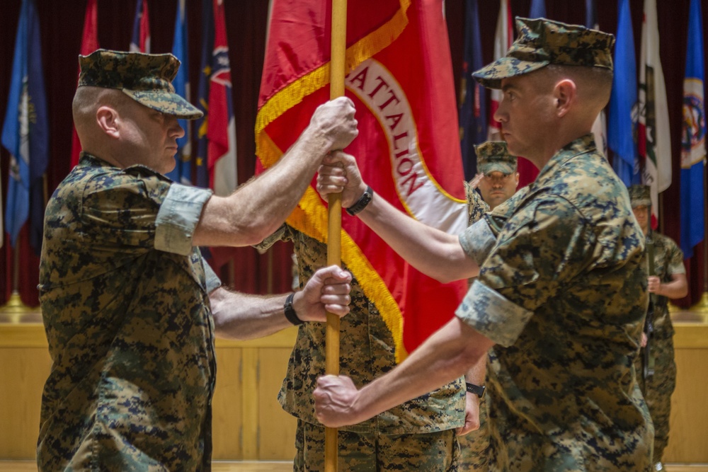 III MEF Support Battalion holds its first change of command ceremony