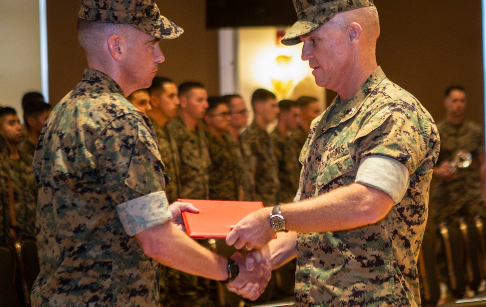 III MEF Support Battalion holds its first change of command ceremony