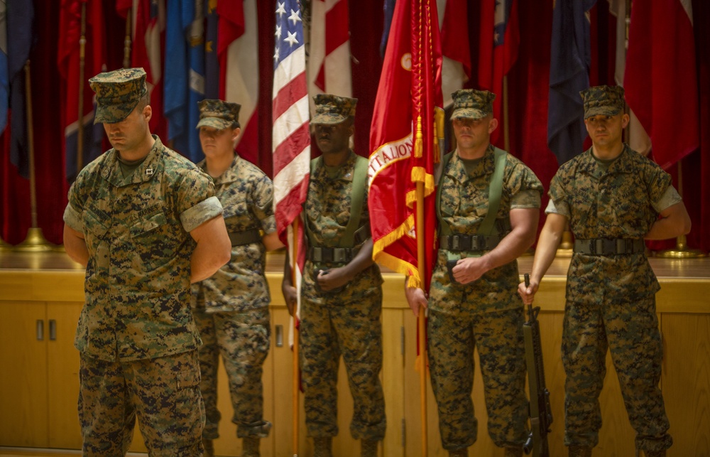 III MEF Support Battalion holds its first change of command ceremony