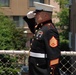 The Saluting Marine aboard a Battleship