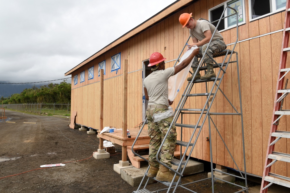 169th Civil Engineer Squadron trains at Bellows Air Force Station