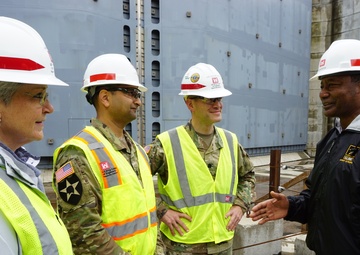 Marine Transportation and Research Board of the National Academies tours Kentucky Lock