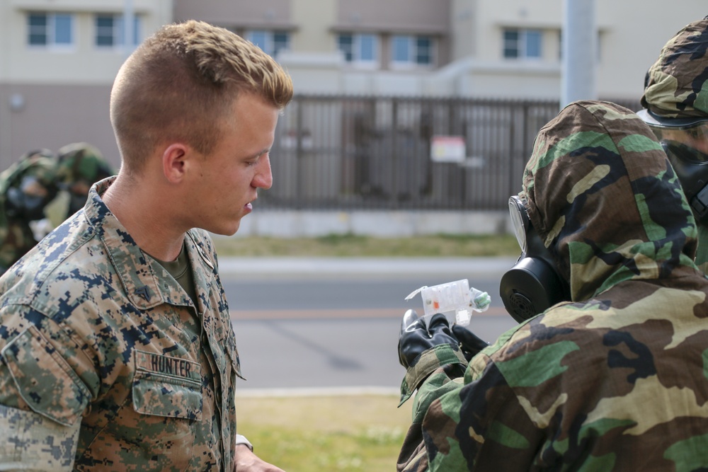 Identify, Report, Mark: Marines learn CBRN techniques