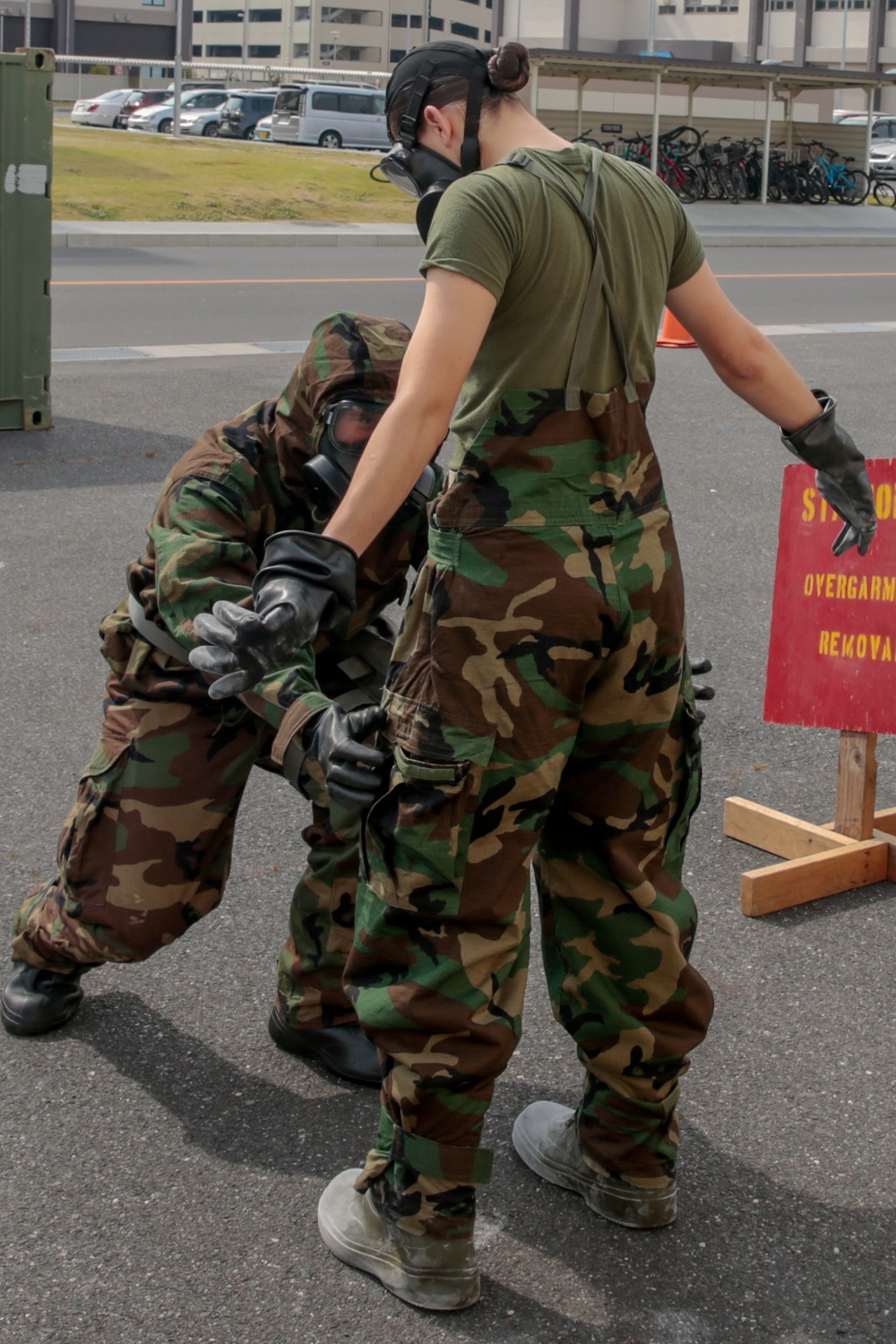 Identify, Report, Mark: Marines learn CBRN techniques