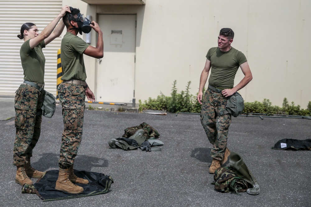 Identify, Report, Mark: Marines learn CBRN techniques