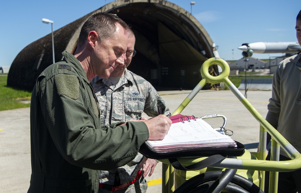 52nd FW vice commander takes final flight at Spangdahlem