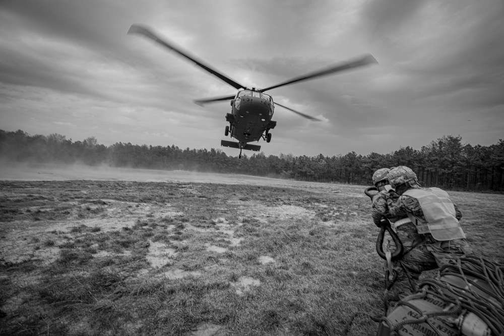 250th Brigade Support Battalion sling load training