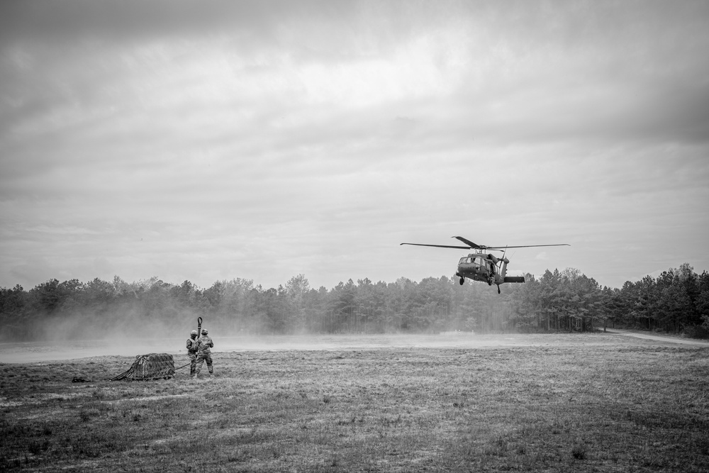 250th Brigade Support Battalion sling load training