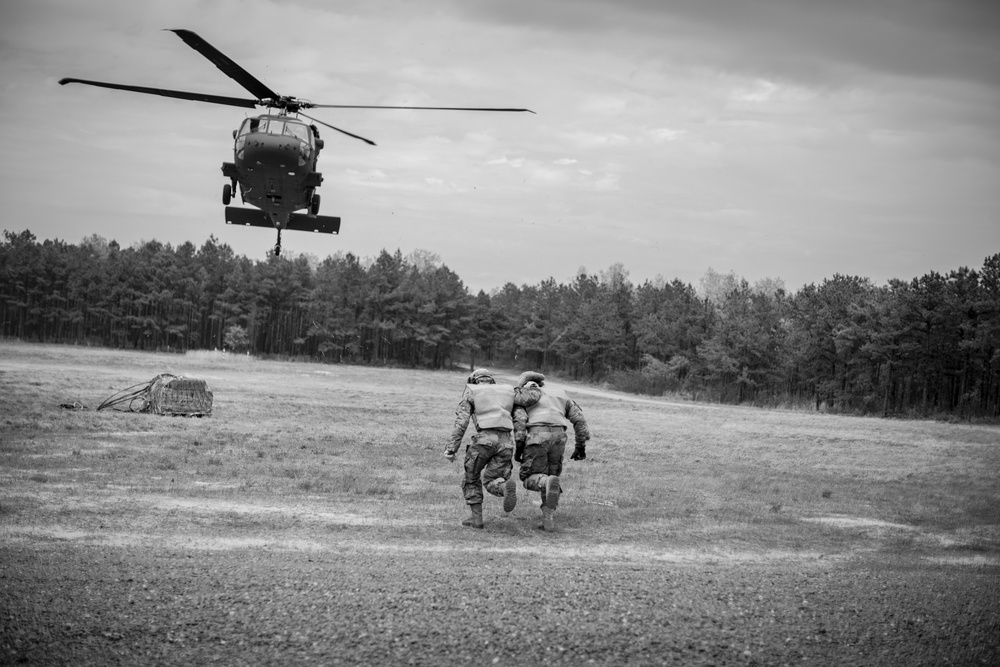 250th Brigade Support Battalion sling load training