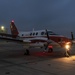 A T-44C Pegasus sits aboard the Naval Air Station Corpus Christi flightline