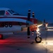 A T-44C Pegasus sits aboard the Naval Air Station Corpus Christi flightline