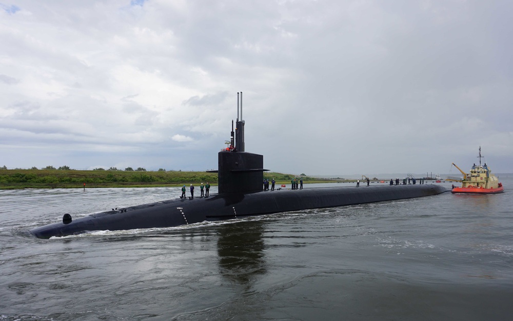 USS Rhode Island (Blue) Returns to Homeport Following DASO