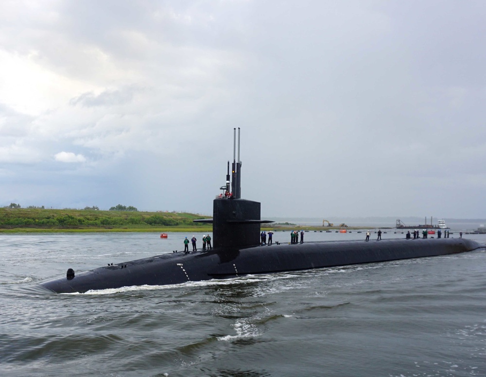 USS Rhode Island (Blue) Returns to Homeport Following DASO