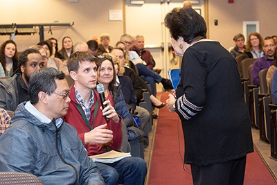 Holocaust survivor shares firsthand accounts during visit to NUWC Division Newport