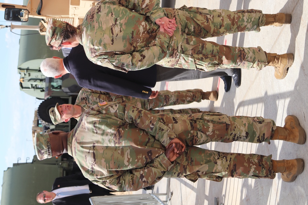 Vice President Mike Pence visits Fort McCoy, thanks troops