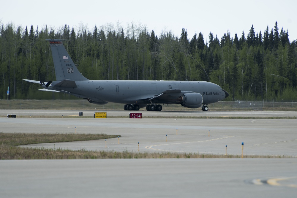 909th Air Refueling Squadron prepares for takeoff